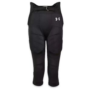 NWT Under Armour Youth Gameday Integrated Football Pants black‎ padded logo